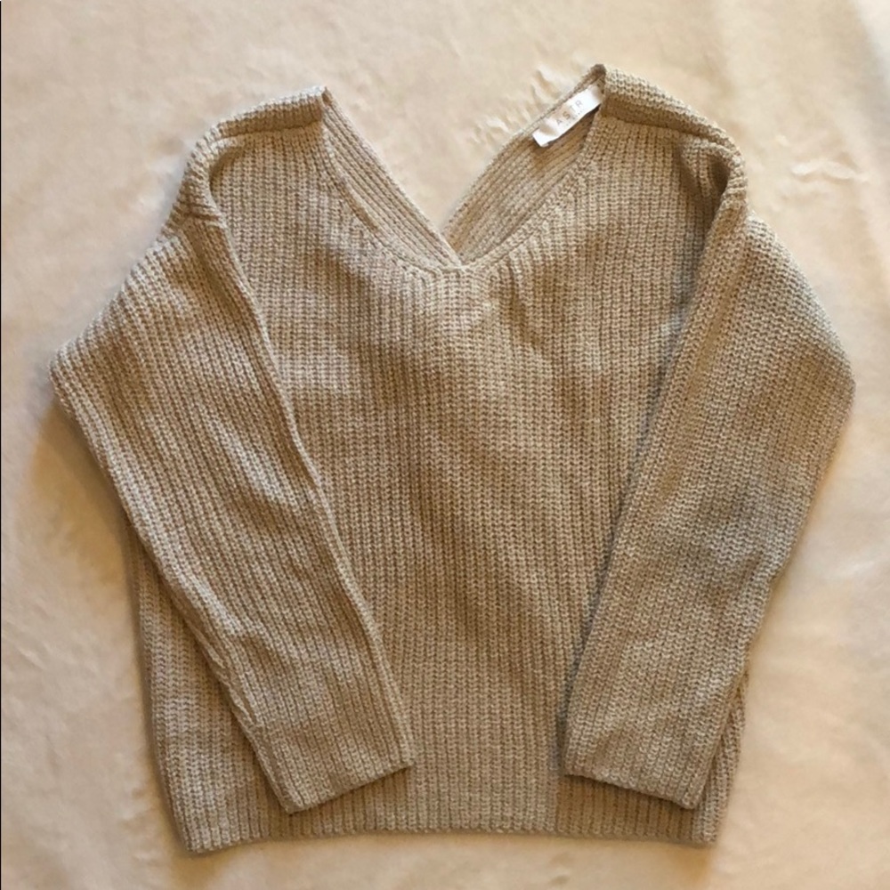 ASTR the label Twist Back Sweater women’s medium